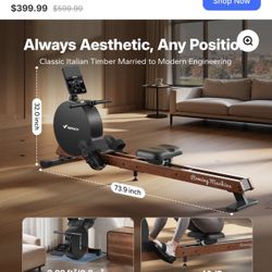 Merach R7 Self-powered Magnetic Rowing Machine