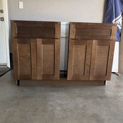 2 cabinets