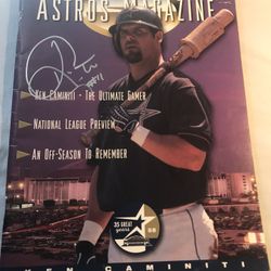 Astros Autograph Magazine 