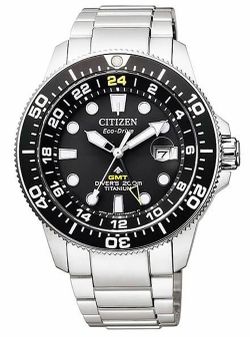 Citizen Promaster BJ7110-89E Eco-Drive GMT Diver Titanium 200m - Brand New