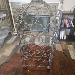 IRON WINE RACK $25