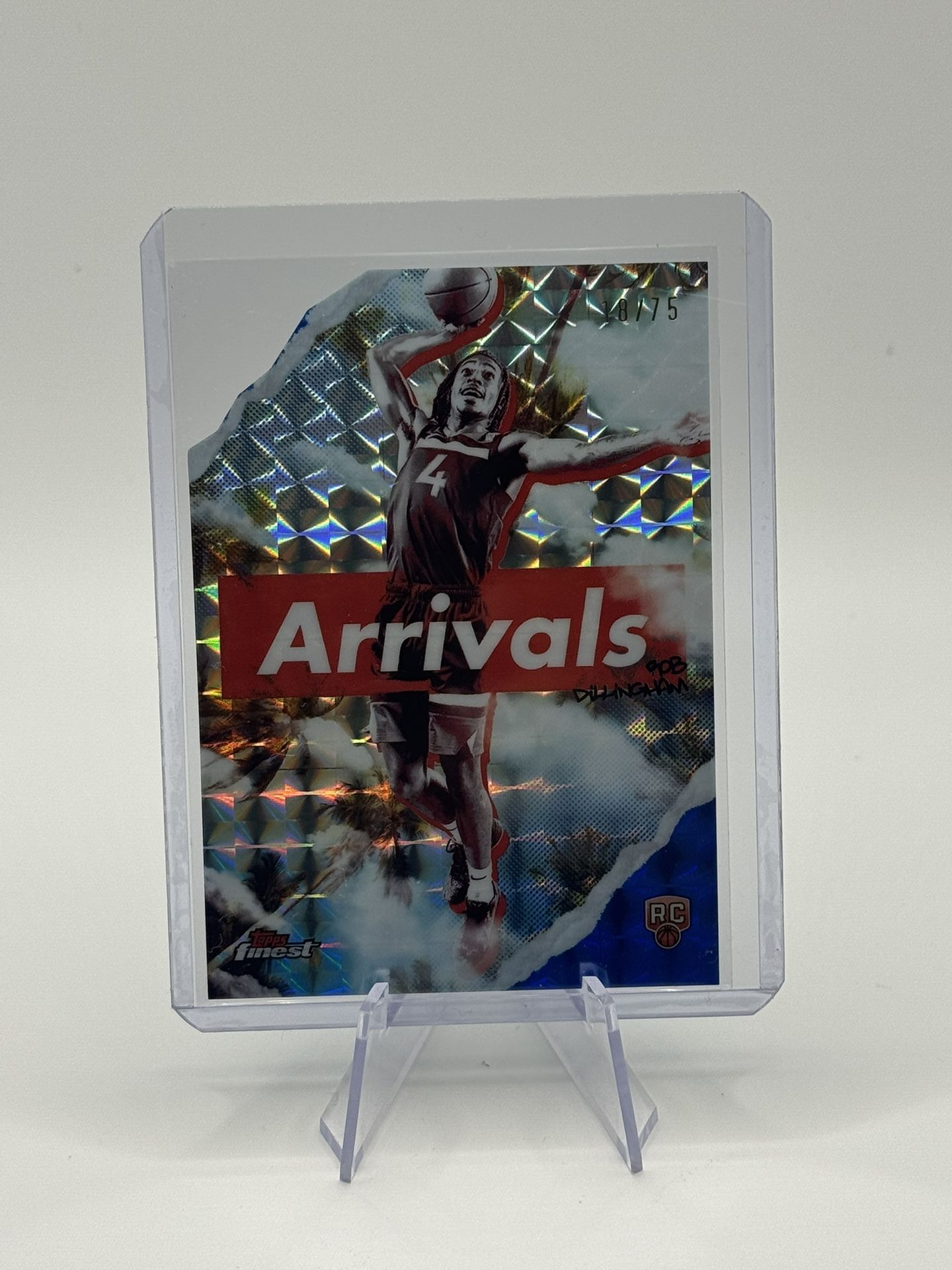 Rob Dillingham Topps Finest Arrivals /75