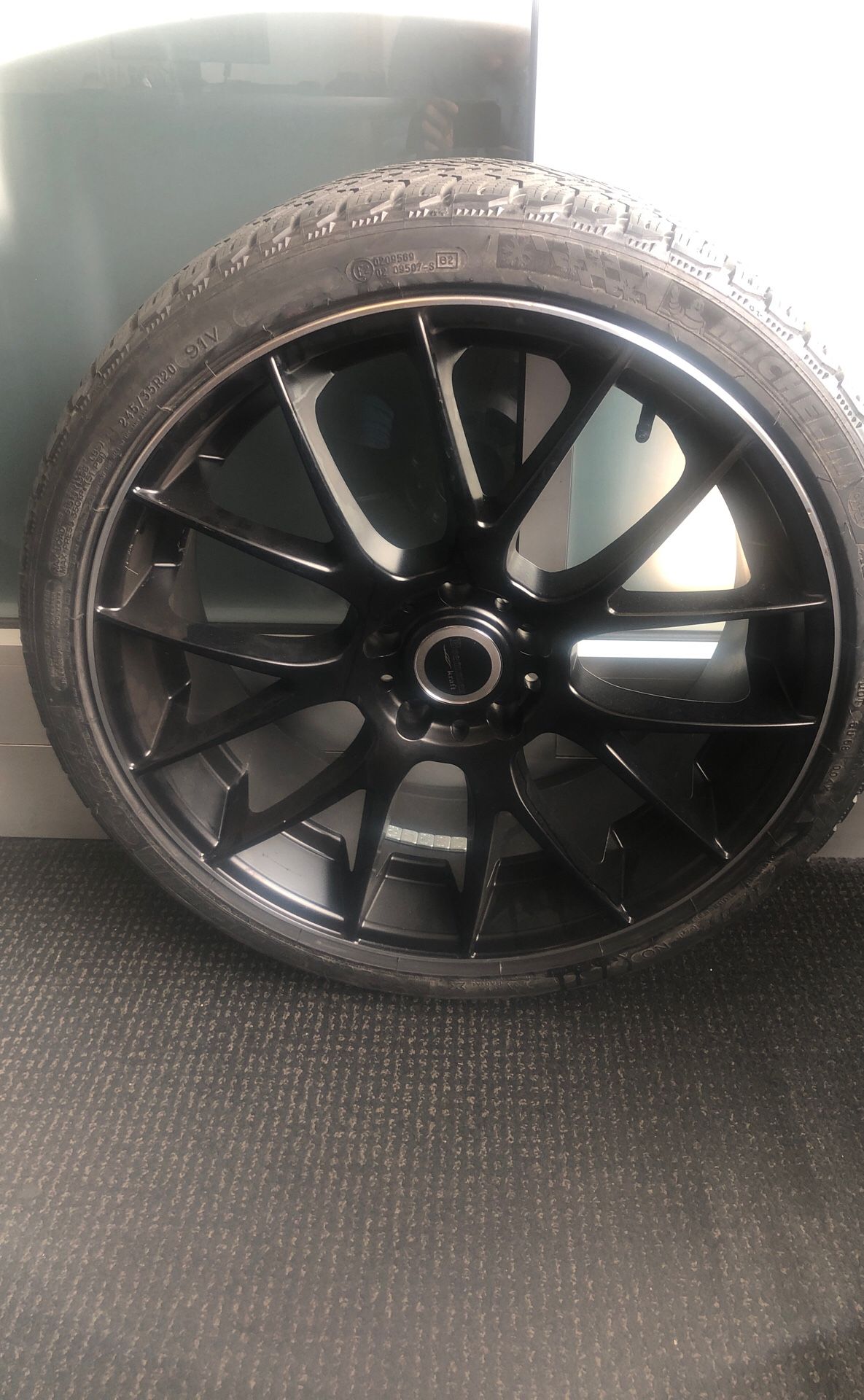 Brand new Michelin tire with rim