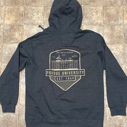 Men’s Fleece Zip Up Purdue University Hoodie- XL