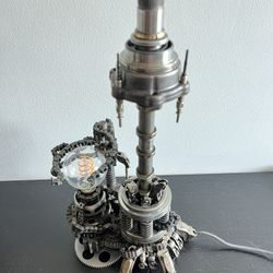 Handcrafted Metalwork Lamp