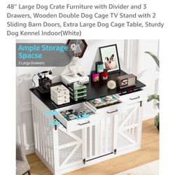 Large Crate Furniture With Divider And Drawers White 