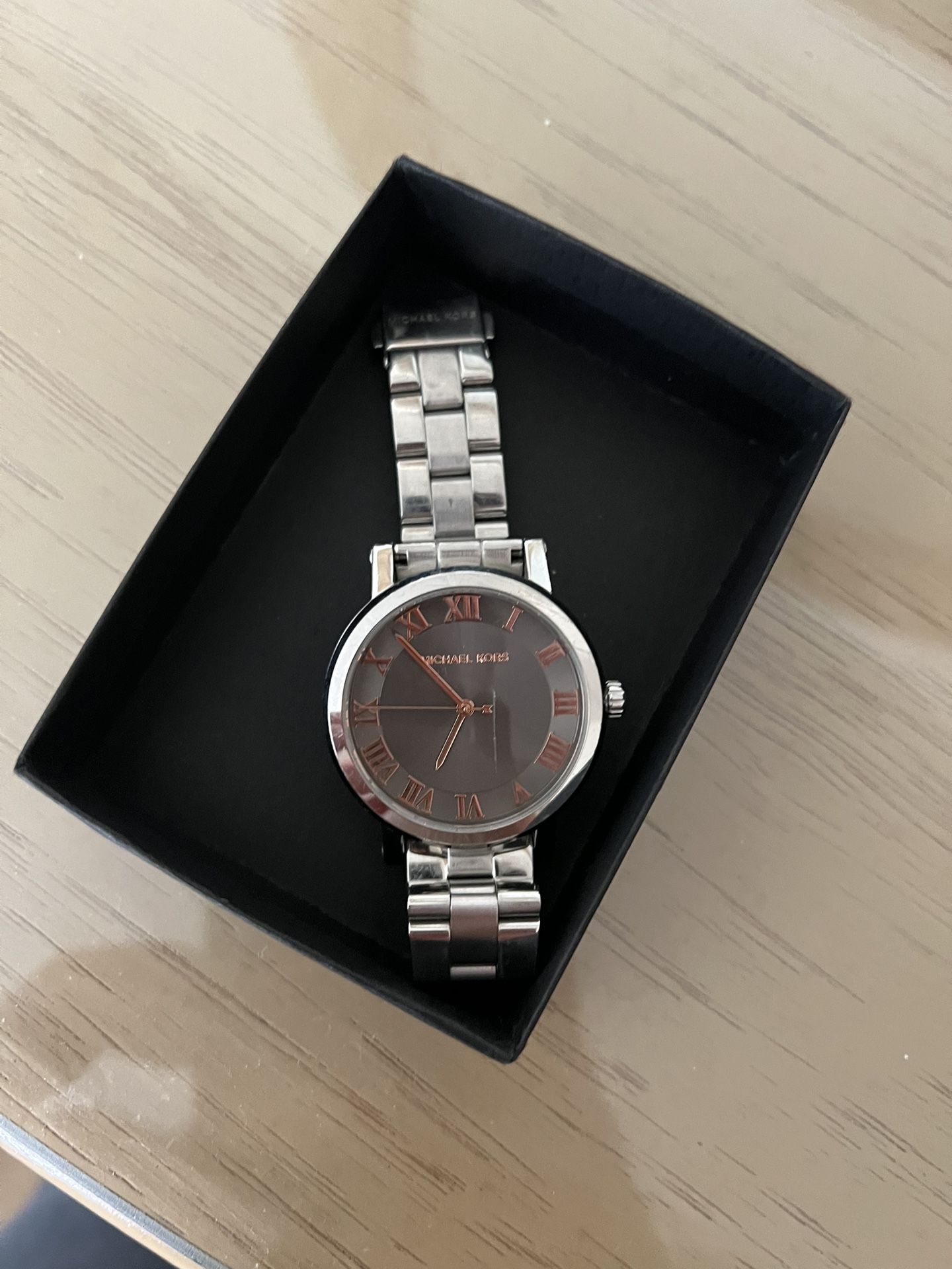Authentic Micheal Kors Silver watch