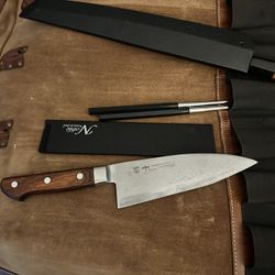 7” Tamahagane Kyoto Gyuto (63-Layer Damascus).