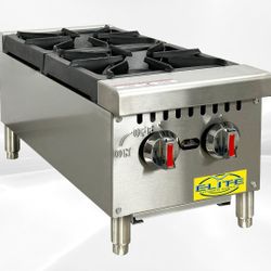 12 Ins Two Burner Hotplate NSF CCHPA12
