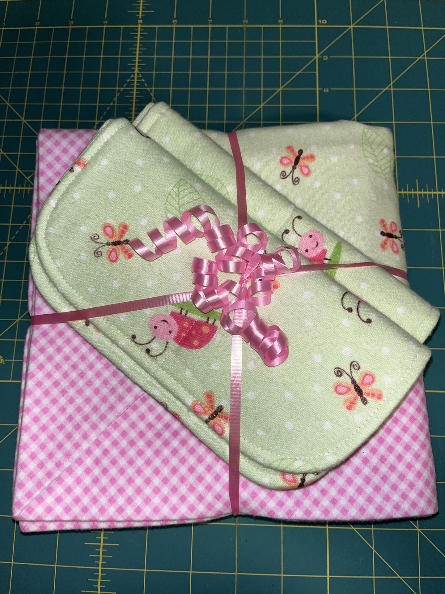 Flannel Receiving Blanket Baby Shower Gift