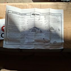 Brand New 6 Man Tent And 2 Sleeping Bags For $120