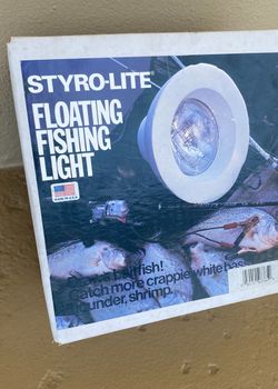 Floating Fishing Pier Boat & Dock Light !!