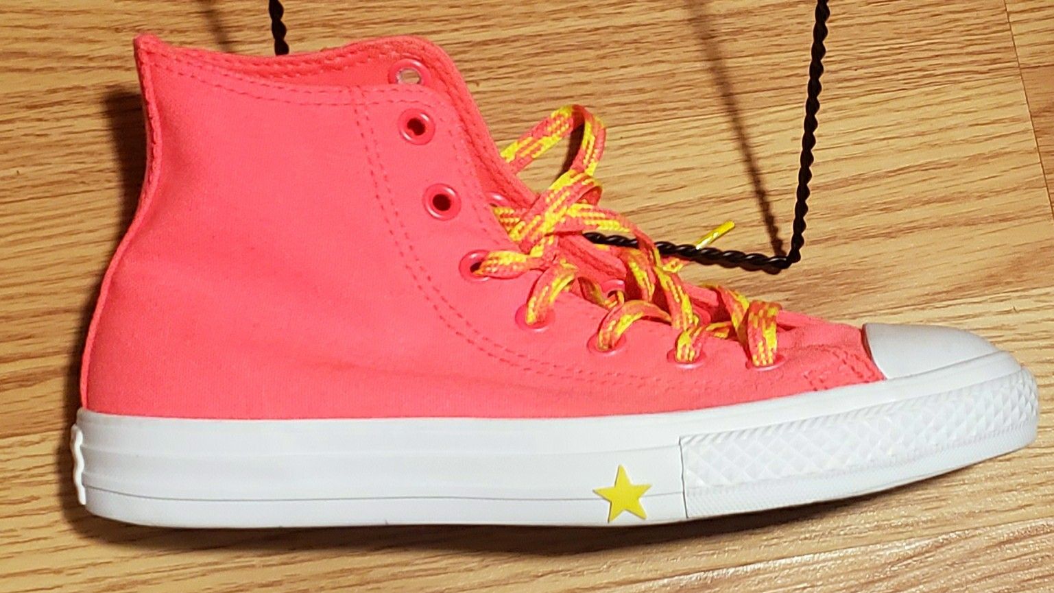 Hot Pink Converse High Tops