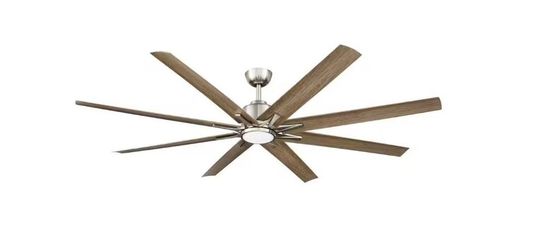  · Kensgrove II 72 in. Smart Indoor/Outdoor Brushed Nickel Ceiling Fan with Remote Powered by Hubspace