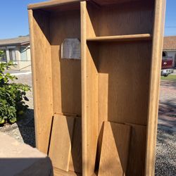 Wood Cabinets With Shelves 
