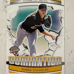 2025 Panini Prospect Edition Domination #14 Bubba Chandler, Pittsburgh Pirates