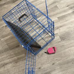 dog cage $ dog leash