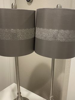 Gray Table Lamps