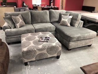BRAND NEW CHAMPION FABRIC OVERSIZED SECTIONAL SOFA