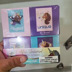 Target Bullseye’s Playground Unicorn Mini 20-Piece Puzzle - Pack of 4 Puzzles