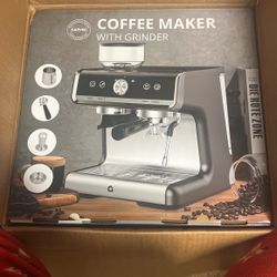 Garve Espresso Machine With Grinder
