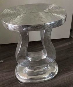 Mirrored Disco Ball Table