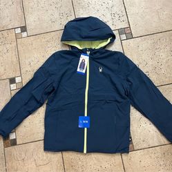 NWT Spyder boys superlite jacket Size L 14/16