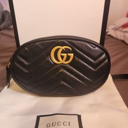 Authentic Gucci Marmont Belt Bag