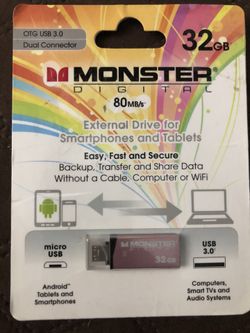 Monster 32gb External Drive