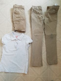 Girls size 8 uniforms