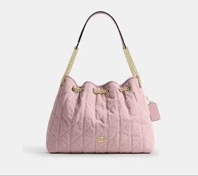 Coach Pink Denim Evelyn