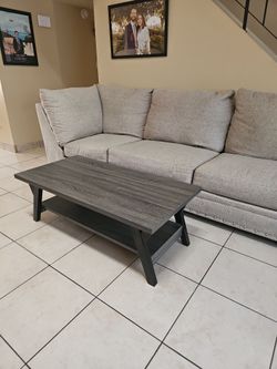 Modern grey coffee table