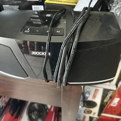 Kicker Speaker With USB And Auxiliary 