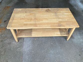 Solid wood, coffee table