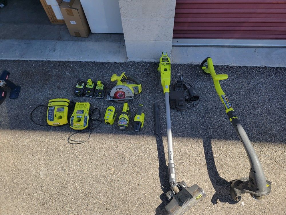 Ryobi One+ 18v Tool Set