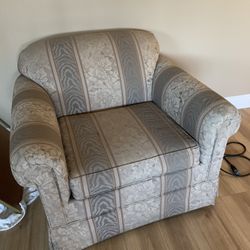 Overstuffed Arm Chair