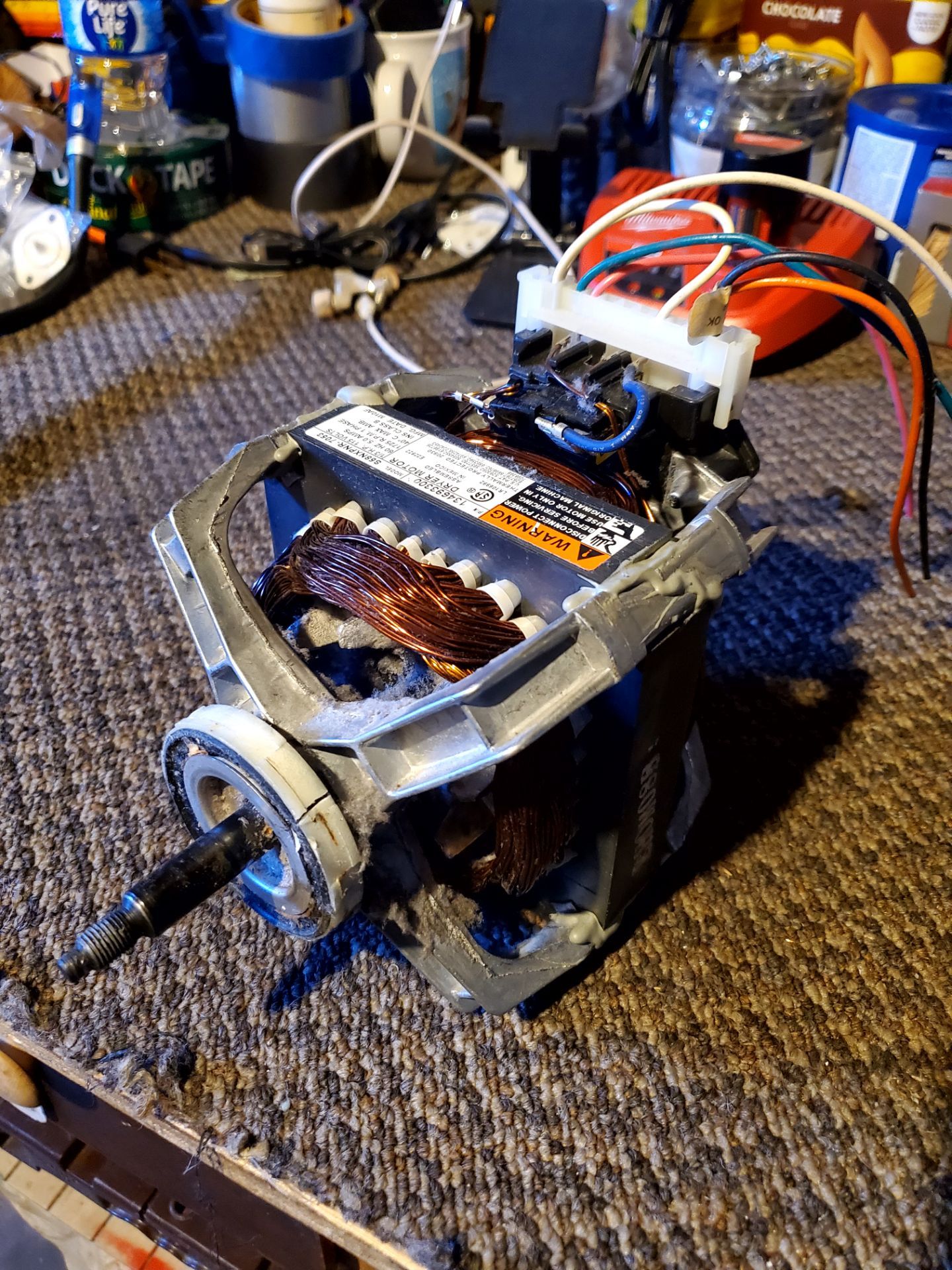 Dryer motor