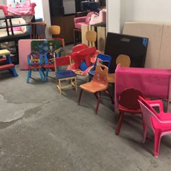 Kids chairs and tables 1701 Union Blvd., Allentown Pa 18109
