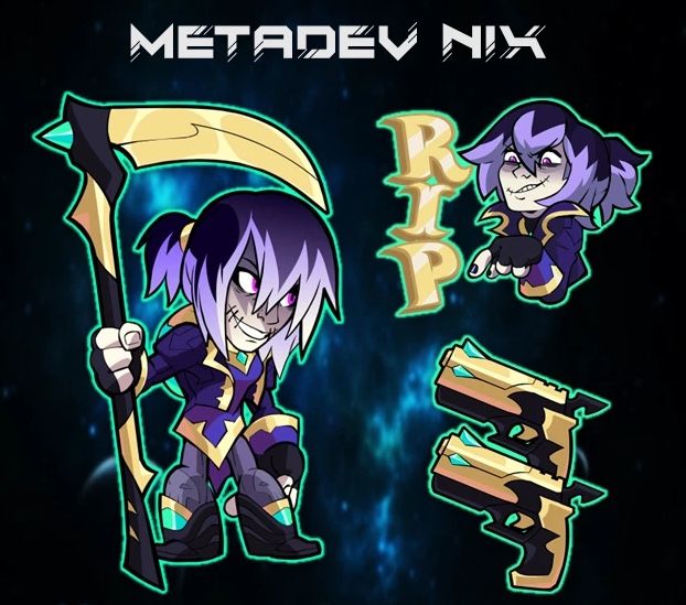 Brawlhalla - Metadev Nix - Exclusive & Rare Skin - All Platforms