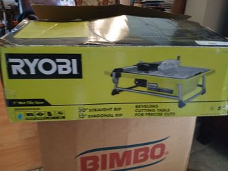 Ryobi wet tile saw 7" barely used