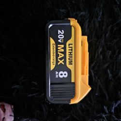 LITHIUM 20V MAX 8AH (160 Watt Hour)Extended  Range 