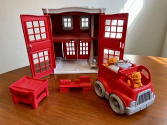 Green Toys Fire Station Playset