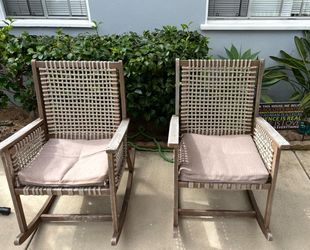 Outdoor patio rocking chairs