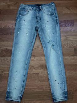 Purple jeans