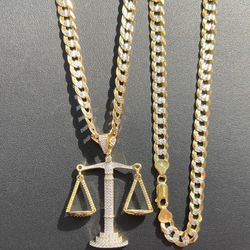 Libra Scale Necklace 