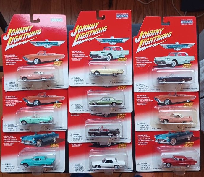 2002 Johnny Lightning (10) Legendary Bad Birds the 50's & 60's