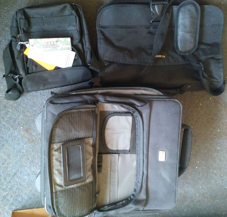 ALL FOR $25! SUITCASE, LAPTOP BAG, BACKPACK