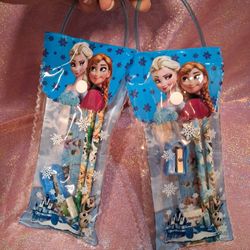 New Frozen Elsa Packs - 2 Pencils, Sharpener, Eraser & Ruler - $3 each