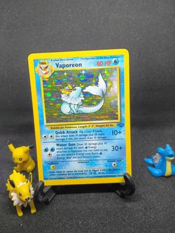 Pokemon 1999 vaporeon holo jungle lp