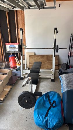 Free weight bench press
